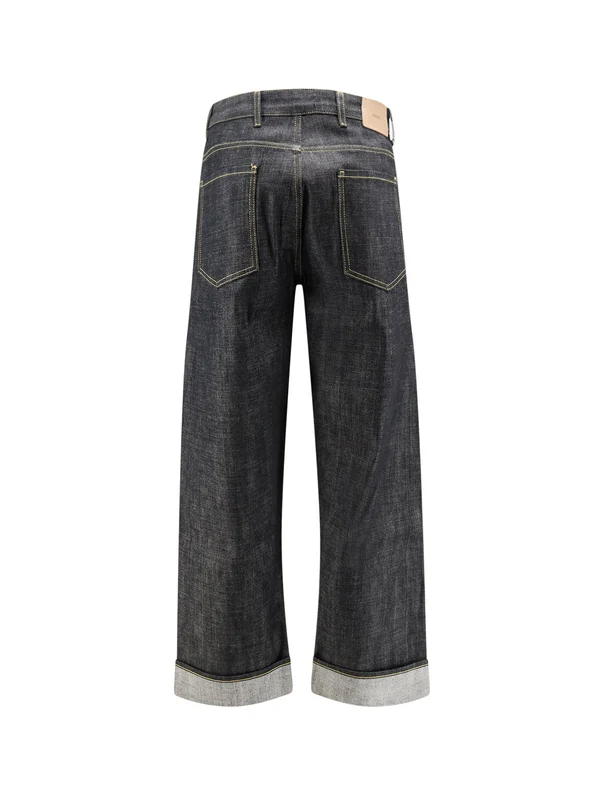 Represent Black Denim Pants - Image 2