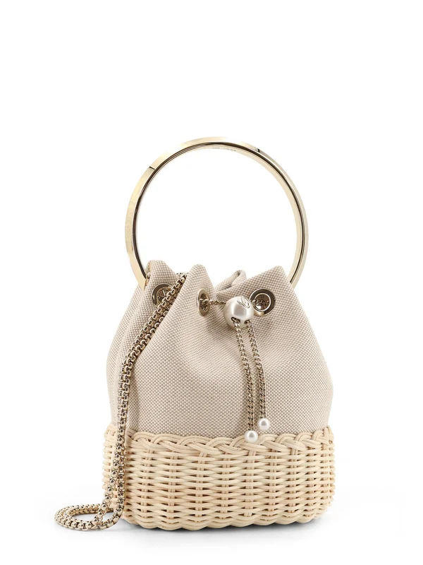 Jimmy Choo Beige Bucket Bags - Image 3
