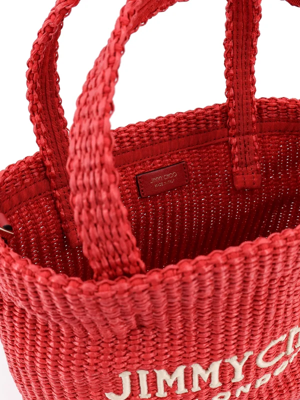 Jimmy Choo Red Tote Bags - Image 4