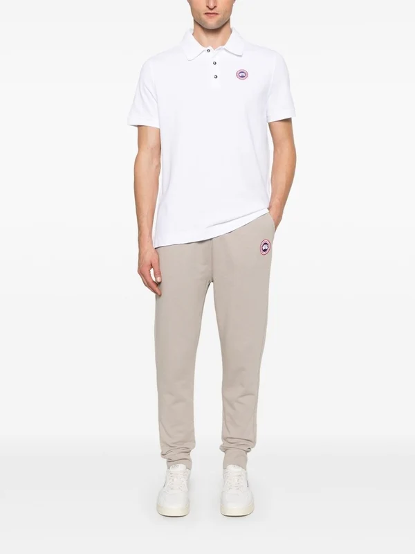 Canada Goose White Polo Shirts - Image 2