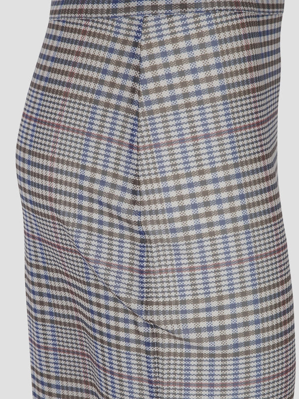 The Frankie Shop Beige Checked Skirts - Image 3