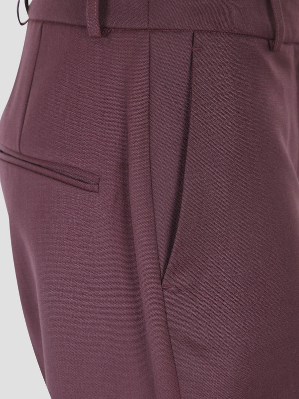 The Frankie Shop Burgundy Trousers - Image 3