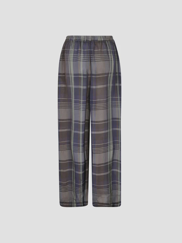 The Frankie Shop Multicolor Checked Trousers - Image 2