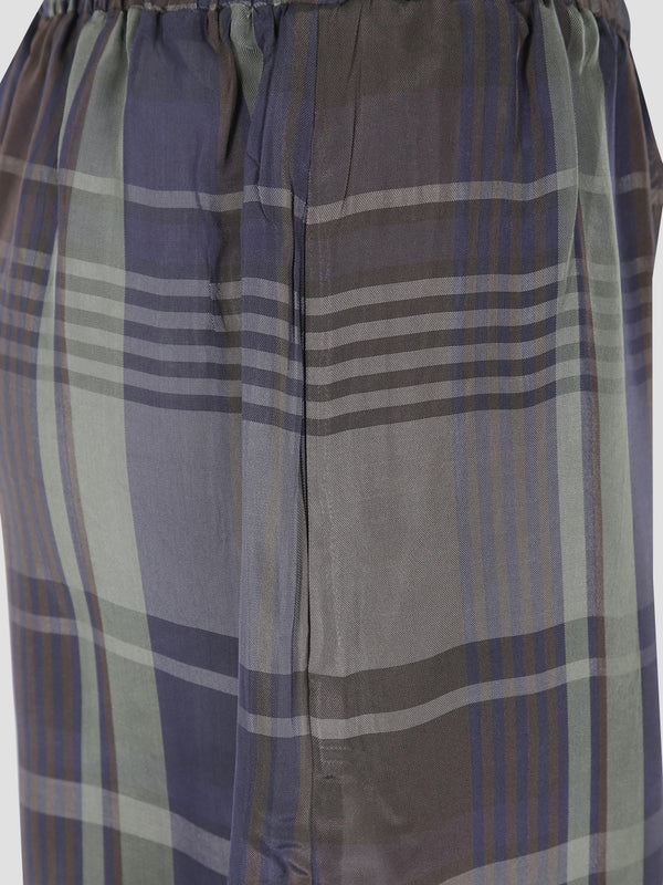 The Frankie Shop Multicolor Checked Trousers - Image 3
