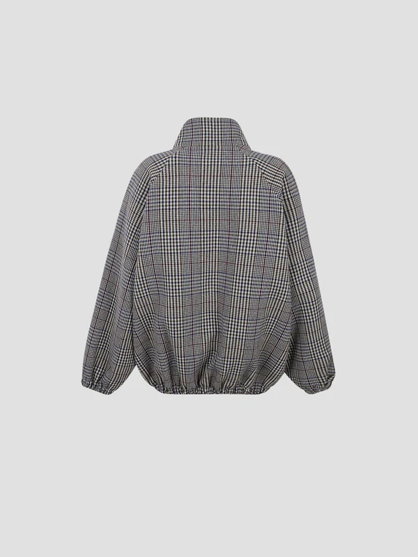 The Frankie Shop Beige Checked Jackets - Image 2
