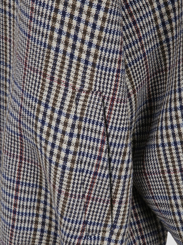 The Frankie Shop Beige Checked Jackets - Image 3