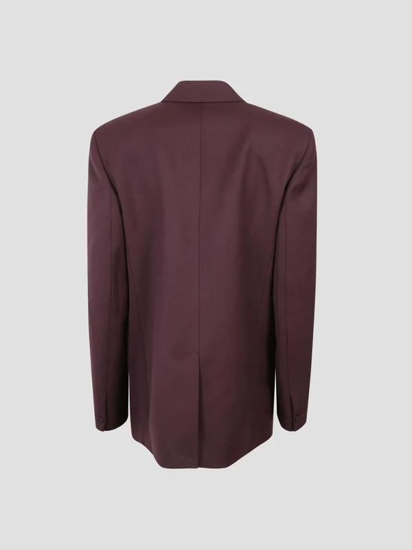 The Frankie Shop Burgundy Tailored Jackets - Image 2