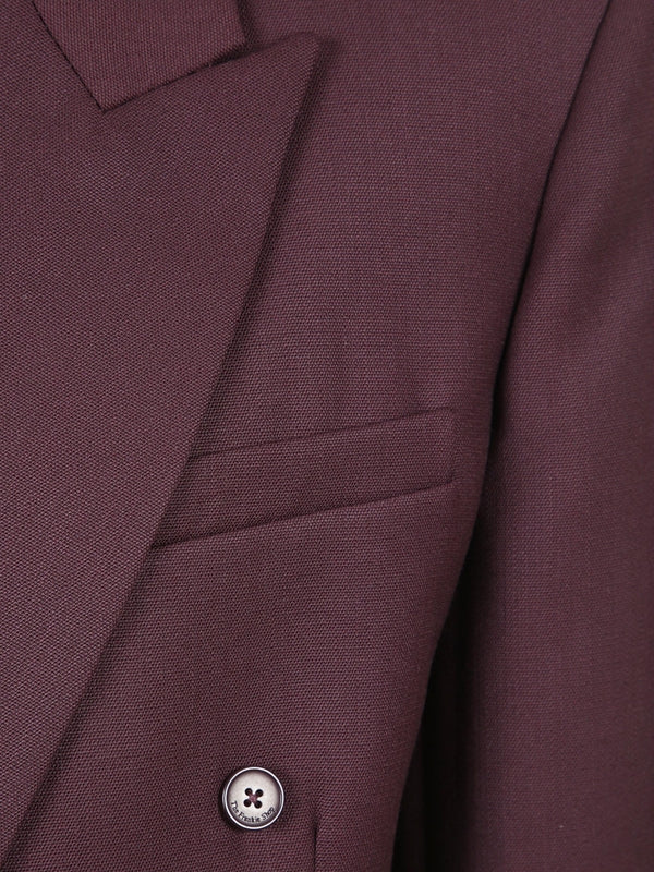 The Frankie Shop Burgundy Tailored Jackets - Image 3
