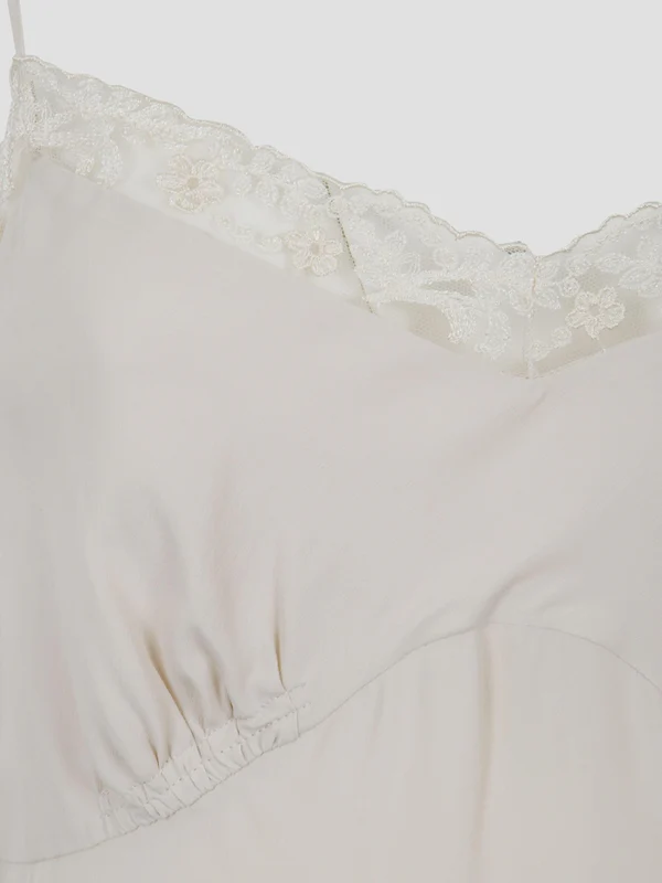 Simone Rocha Ivory Midi Dress - Image 3