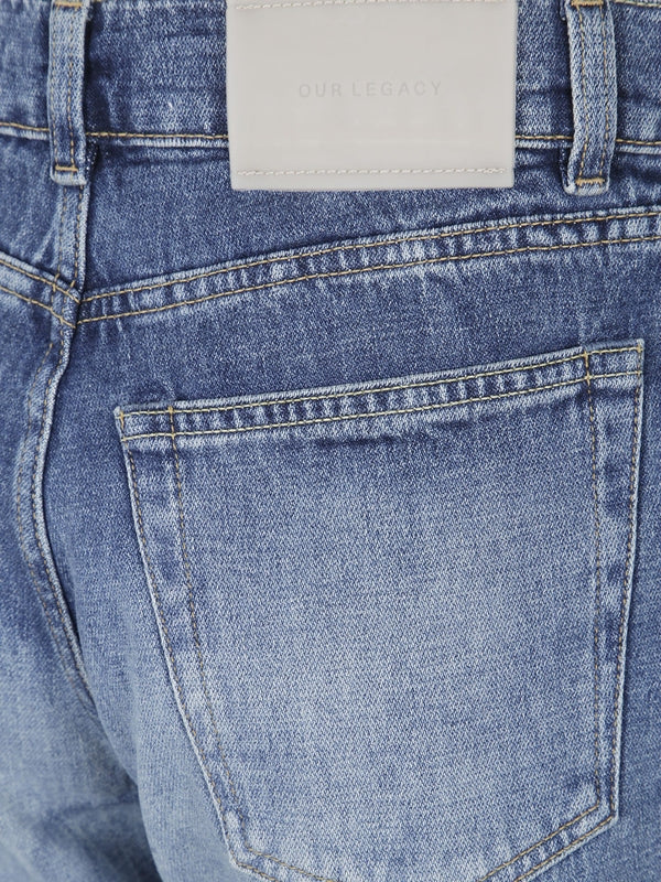 Our Legacy Blue Denim Pants - Image 3