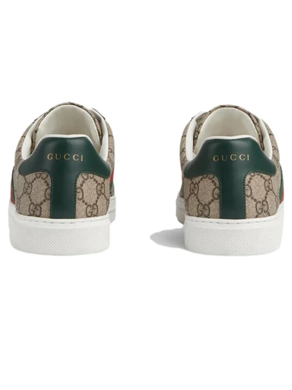Gucci Beige Low Top Sneakers - Image 3