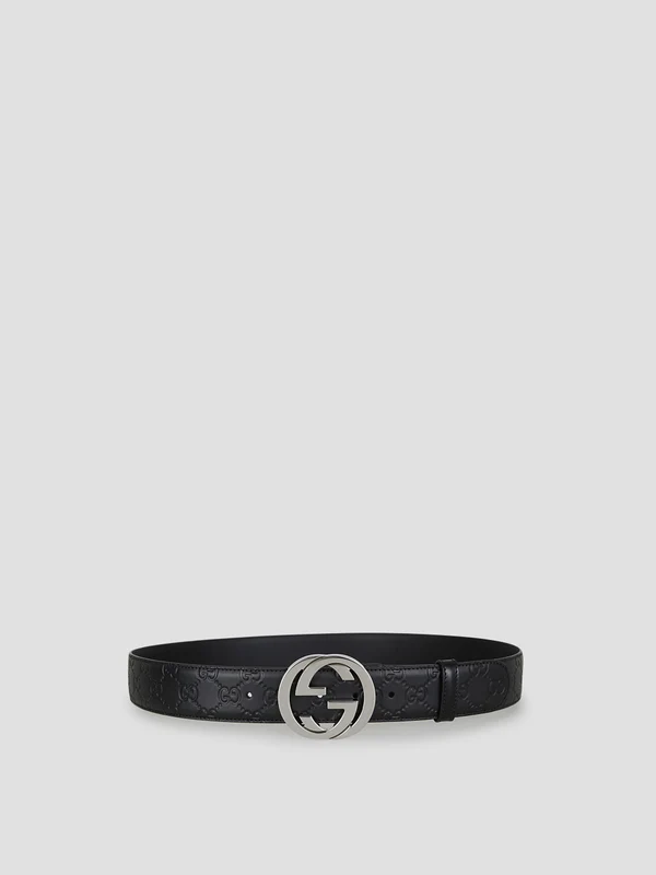 Gucci Black Leather Belts - Image 2