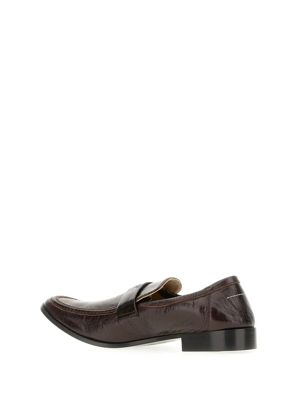 Mm6 Maison Margiela Brown Loafers - Image 3
