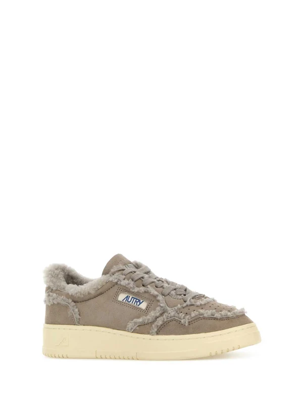Autry Grey Low Top Sneakers - Image 2
