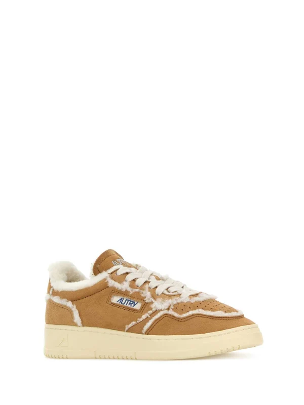Autry Beige Low Top Sneakers - Image 2