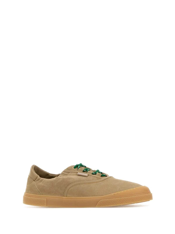 Moncler Brown Low Top Sneakers - Image 2
