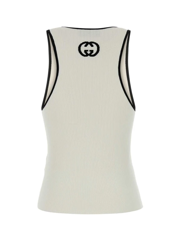 Gucci White Sleeveless - Image 2