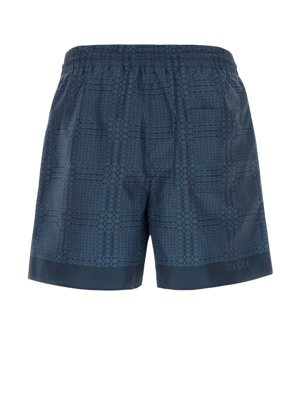 Gucci Blue Swim Shorts - Image 2
