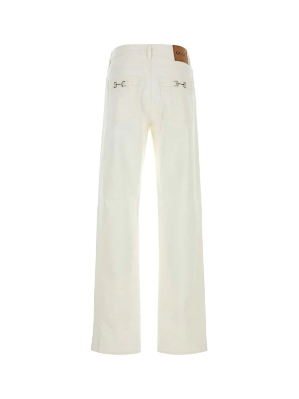 Gucci White Denim Pants - Image 2