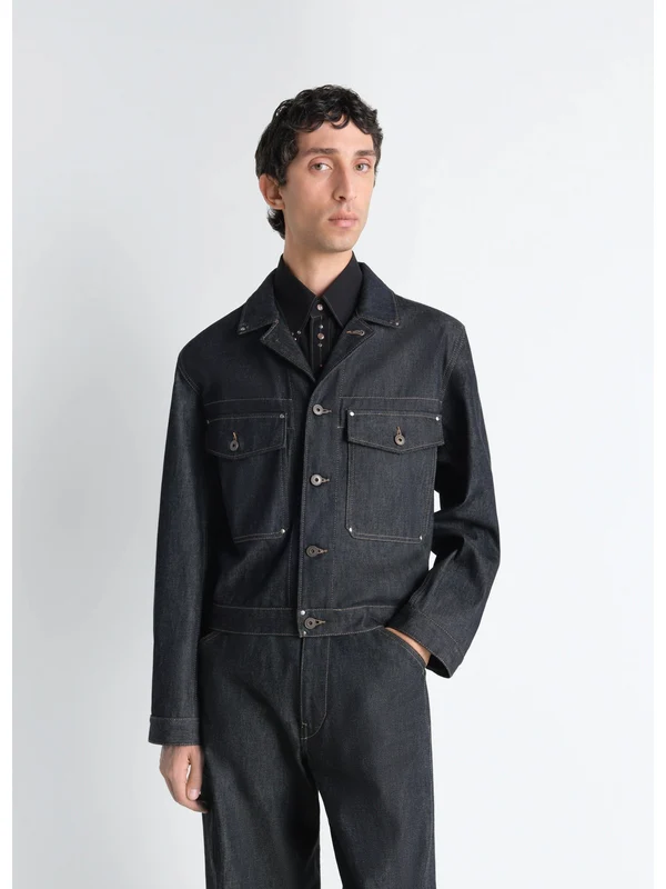 Trucker Jacket With Studs - Image 2