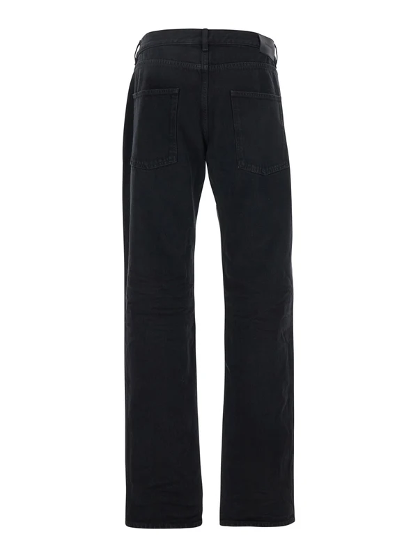 Saint Laurent Black Denim Pants - Image 2