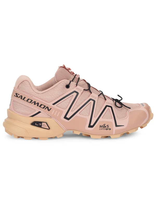 Salomon Pink Low Top Sneakers - Image 2