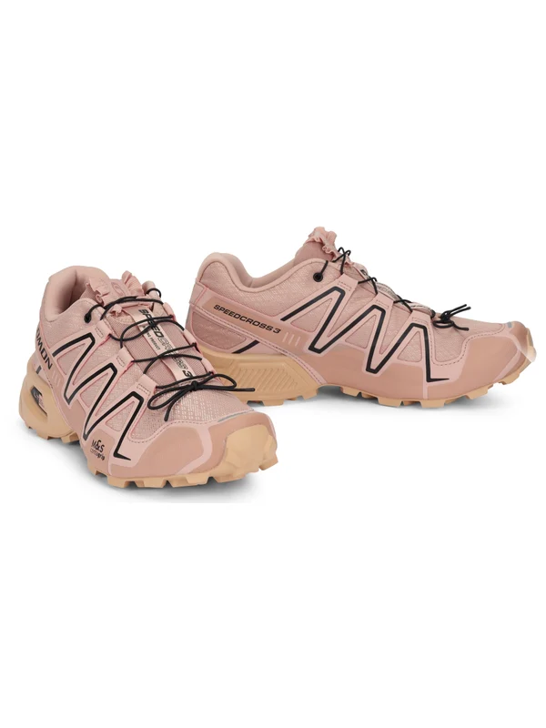Salomon Pink Low Top Sneakers - Image 3