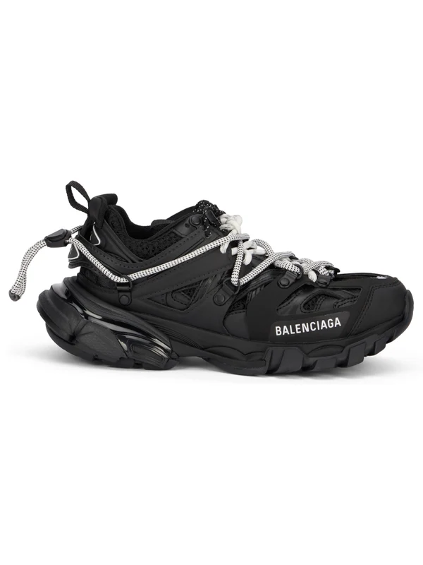 Balenciaga Black Low Top Sneakers - Image 2