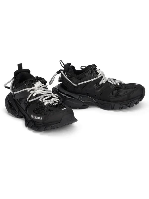 Balenciaga Black Low Top Sneakers - Image 3