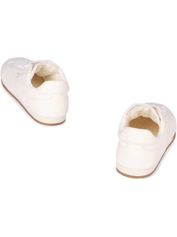 Prada White Low Top Sneakers - Image 4