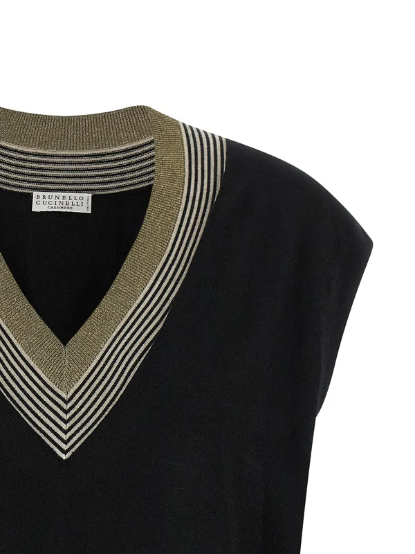 Brunello Cucinelli Black Knitted - Image 3