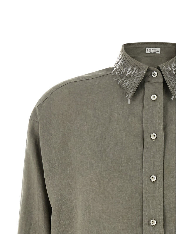 Brunello Cucinelli Green Shirts & Blouses - Image 3