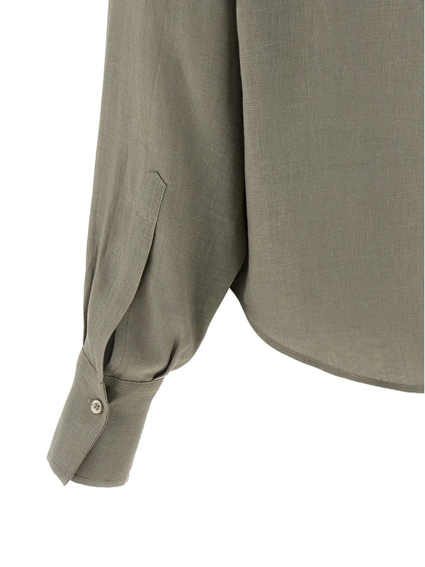 Brunello Cucinelli Green Shirts & Blouses - Image 4