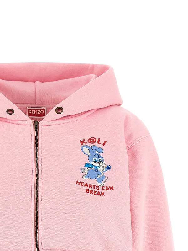 Kenzo Pink Hoodies - Image 3