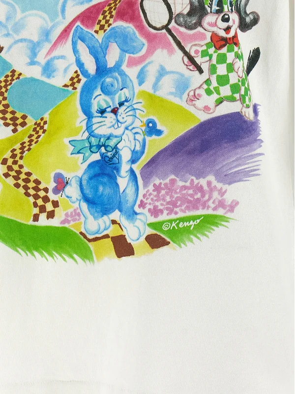 Kenzo White Half Sleeve - Image 4