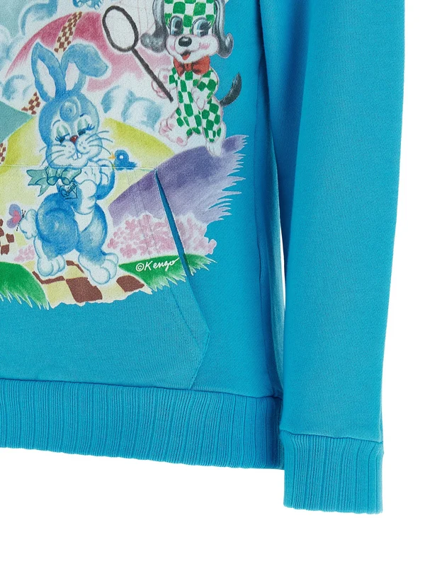 Kenzo Blue Hoodies - Image 4