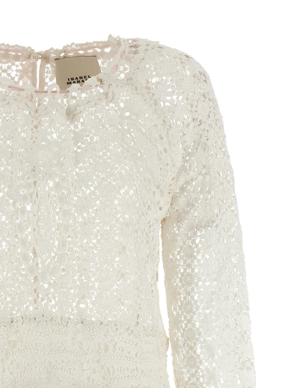 Isabel Marant White Mini Dress - Image 3
