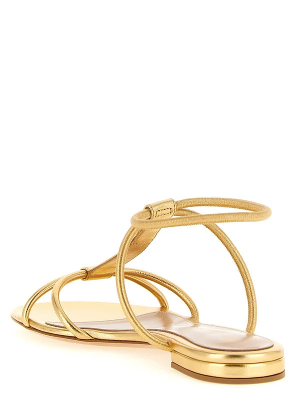 Gianvito Rossi Gold Sandals - Image 3