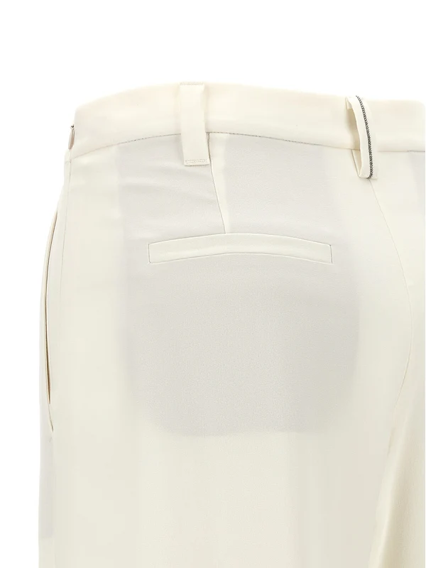 Brunello Cucinelli Ivory Trousers - Image 4
