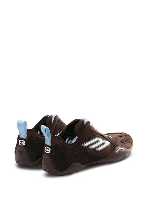 Balenciaga Brown Low Top Sneakers - Image 2