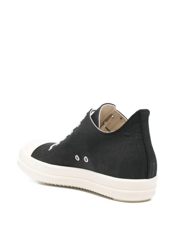 Rick Owens Drkshdw Black Low Top Sneakers - Image 4
