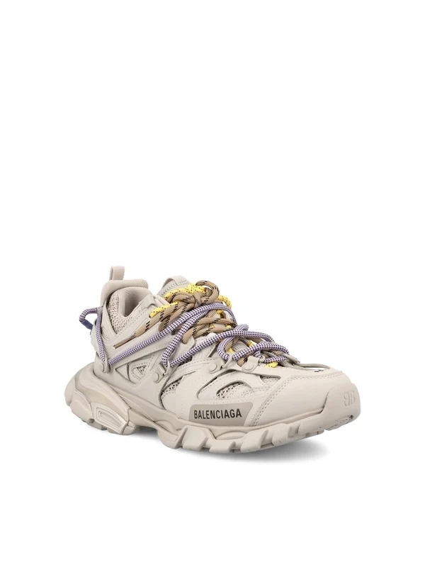 Balenciaga Beige Low Top Sneakers - Image 2