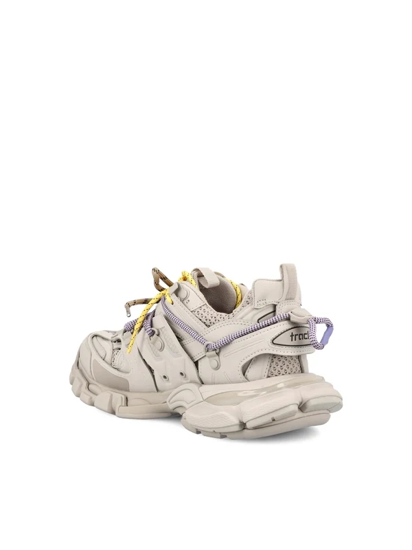 Balenciaga Beige Low Top Sneakers - Image 3