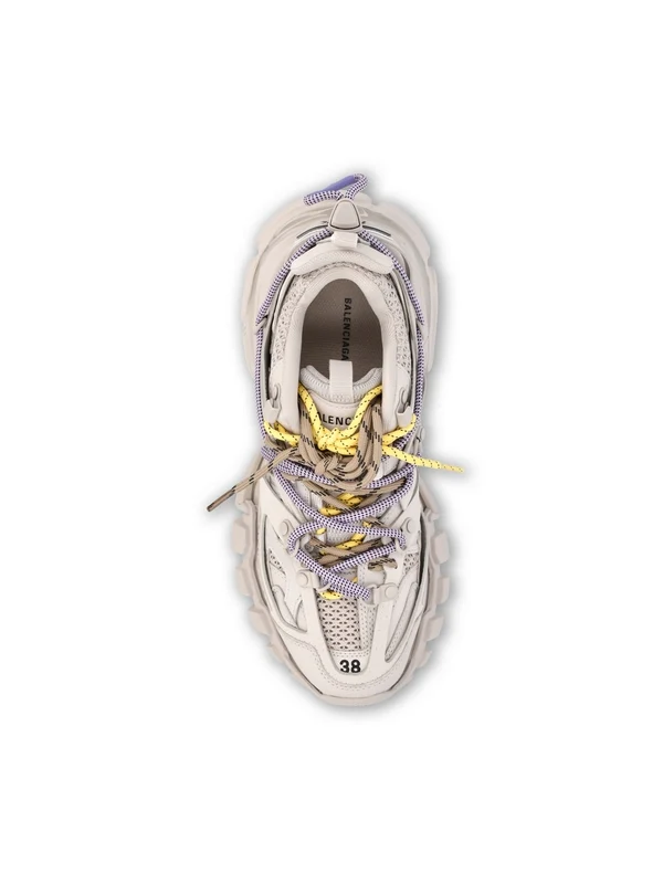 Balenciaga Beige Low Top Sneakers - Image 4
