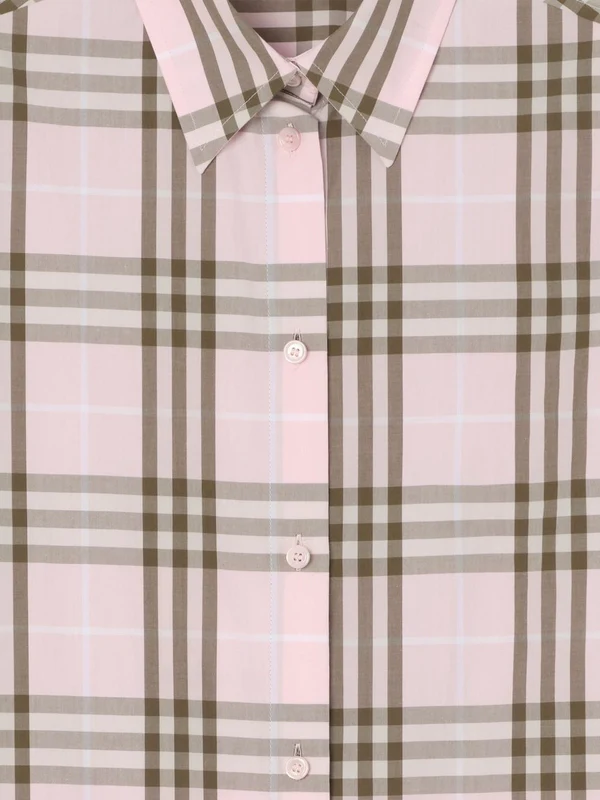 Burberry Pink Checked Shirts & Blouses - Image 3