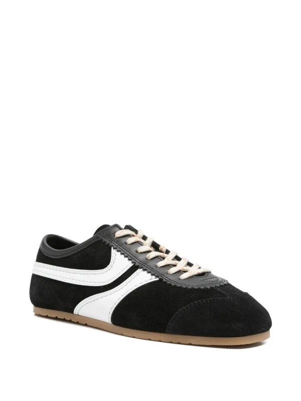 Dries Van Noten Black Low Top Sneakers - Image 2