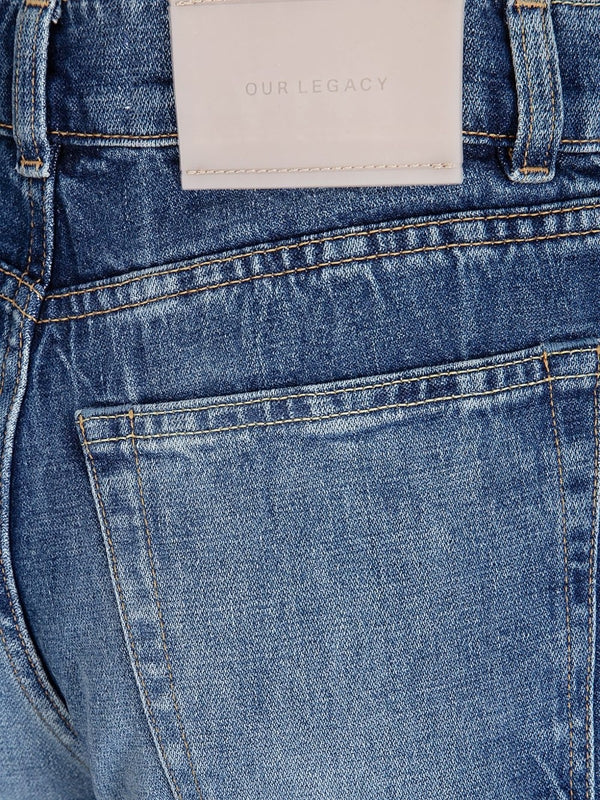 Our Legacy Blue Denim Pants - Image 3