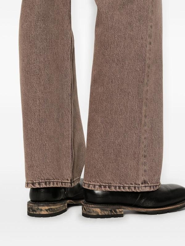 Our Legacy Brown Denim Pants - Image 5