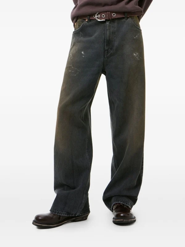 Our Legacy Navy Denim Pants - Image 2