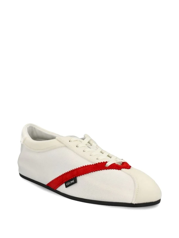Celine Ivory Low Top Sneakers - Image 3